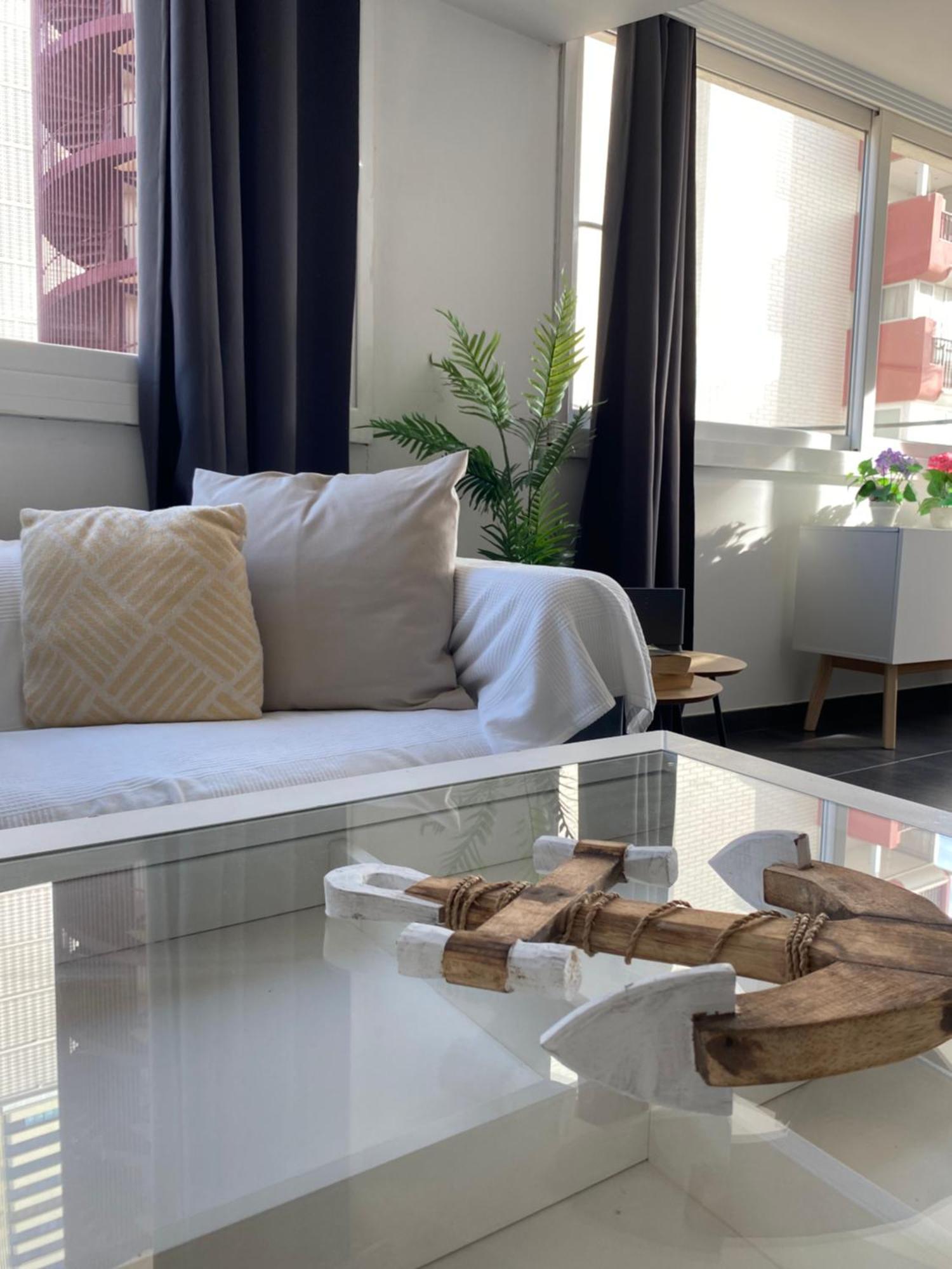 Apartamento Torre Yago Primera Linea Playa Benidorm Con Wi-Fi & Ac 객실 사진