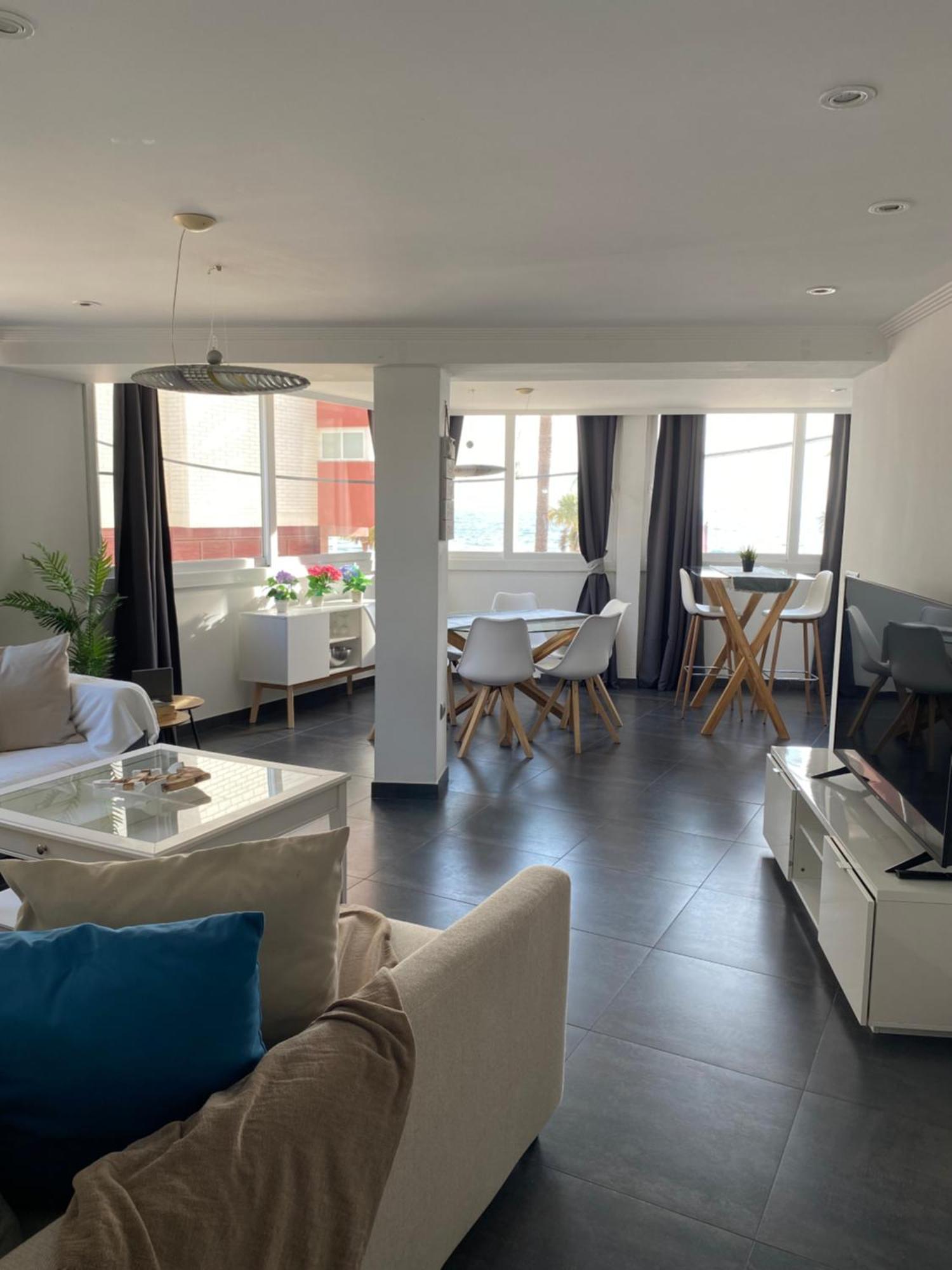 Apartamento Torre Yago Primera Linea Playa Benidorm Con Wi-Fi & Ac 객실 사진